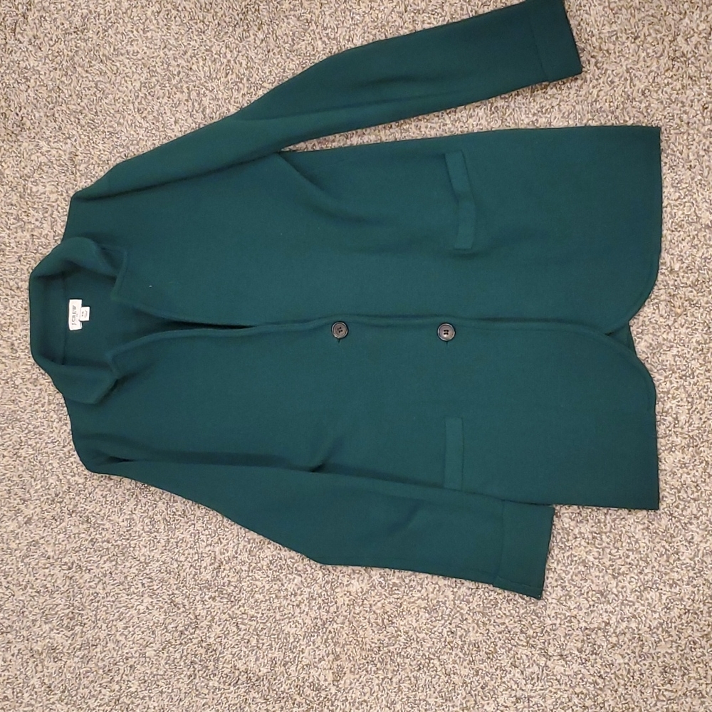 Emerald Green Sweater Blazer